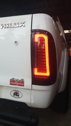 2005 - 2015 Hilux Smoked LED Taillights
