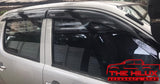 2005 - 2015 Hilux Vigo Black Wind Deflectors