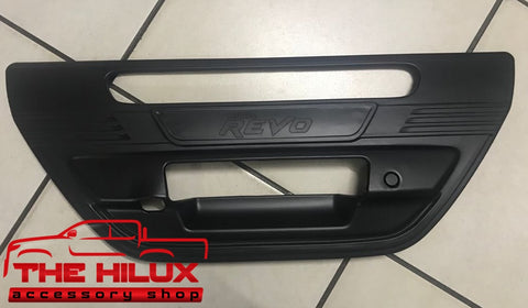 Hilux Revo Tailgate Handle Trim Black with Key Hole